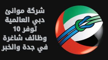 وظائف شاغرة في الخبر وجدة في شركة موانئ دبي العالمية لحملة الثانوية فأعلى